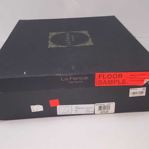 SOLDPurple Italian Booties La fenice Veneiza Plum Lace Suede Leather Ankle Boots - Picture 7 of 8